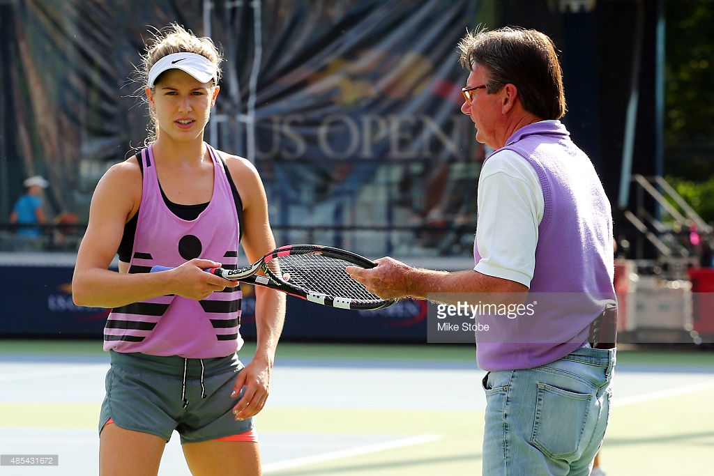 prior to the 2015 U.S. Open at USTA Billie Jean King National Tennis Center on August 27, 2015 in New York City.