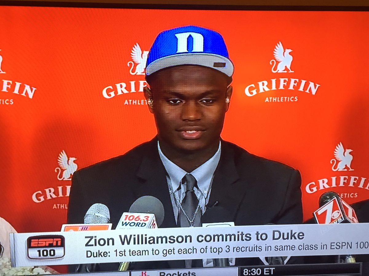 Zion Williamson signs with Duke and Coach K is fired up | Zagsblog