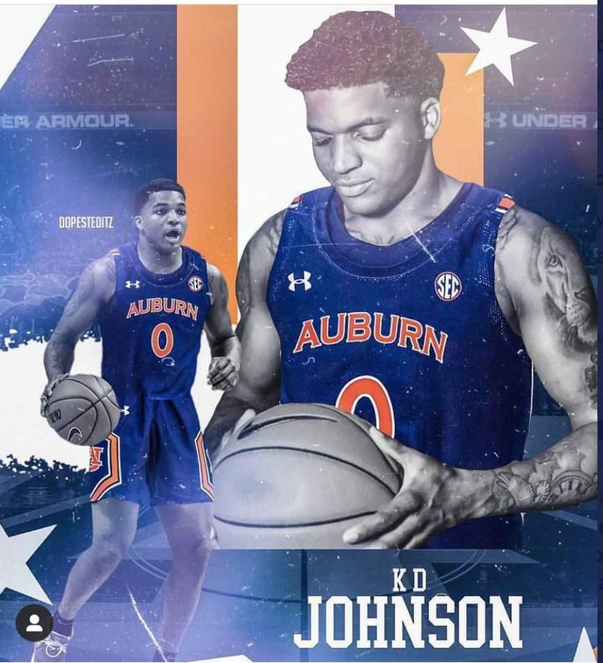 Auburn adds Georgia transfer KD Johnson