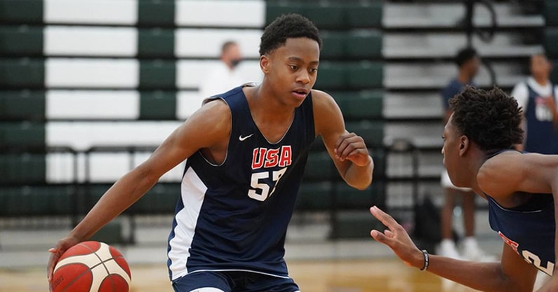 Five-star guard Tre Johnson cuts list to two schools