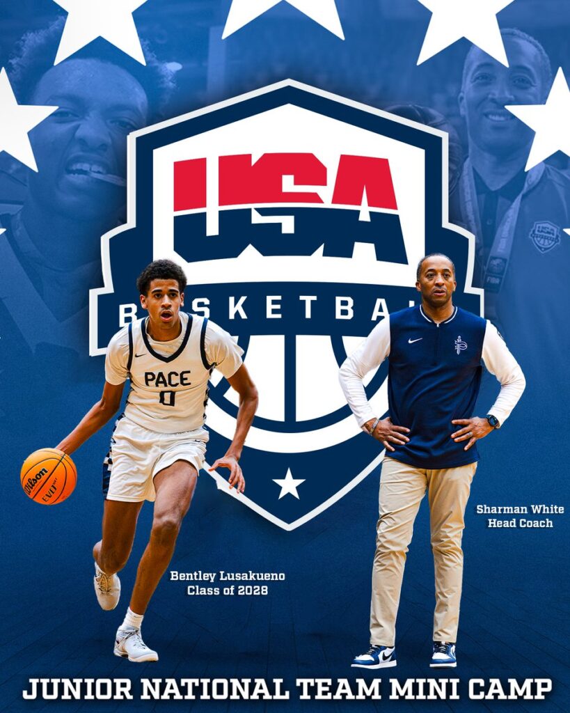 Class of 2028 Forward Bentley Lusakueno stands out at USA Basketball ...